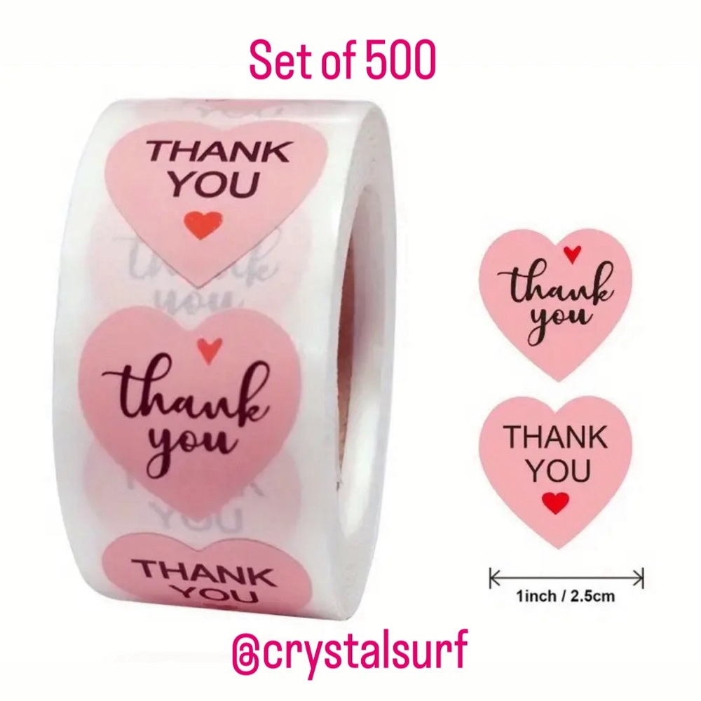 500 TY stickers